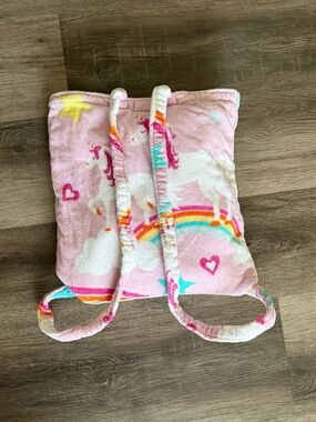 Unicorn Convertible Beach Towel Backpack